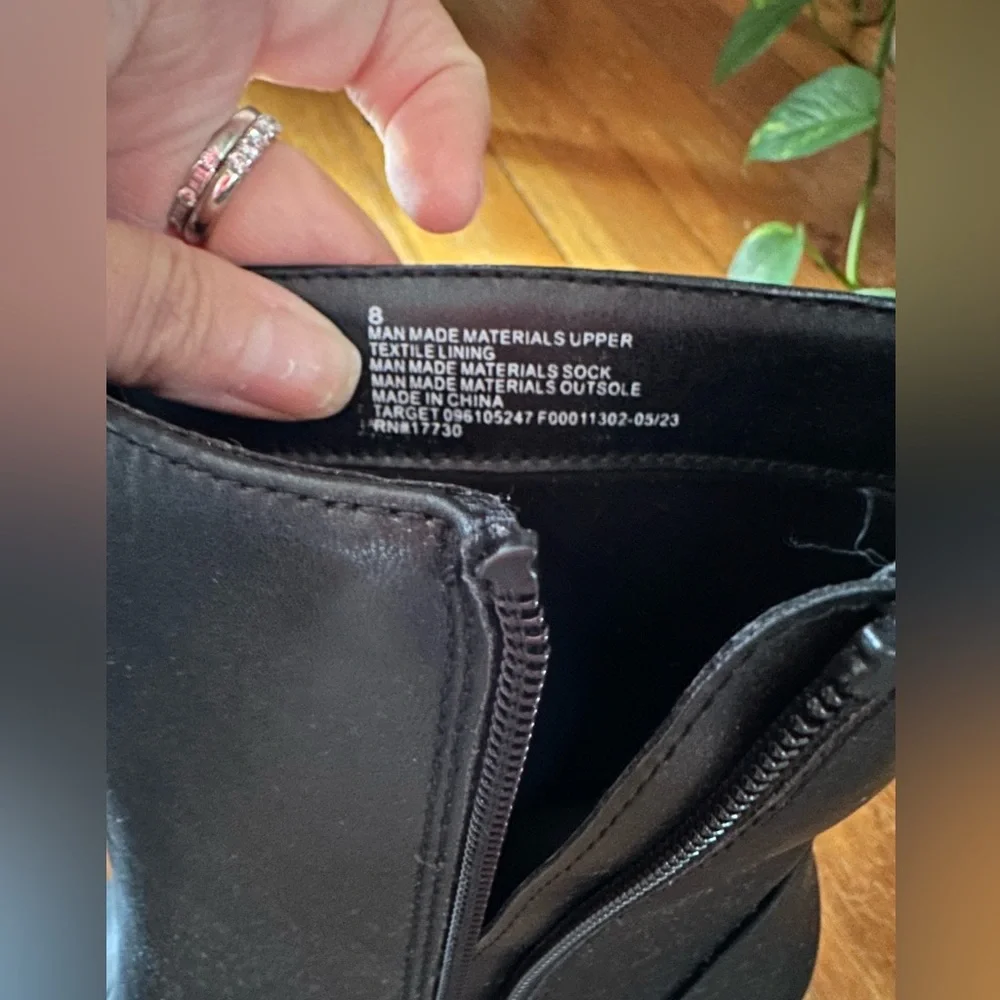 NWT Black Women's Platform memory foam Ankle Boots - Picture 4 of 6